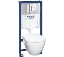 Инсталляция для унитаза с подвесным унитазом 4 в 1 GROHE Solido Perfect 39186000