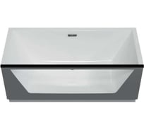 Ванна Aima Design "NEO" 170х75 см, 1 стекло, матовое серое 01нео1775с1с