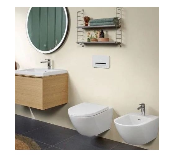 Подвесной унитаз Villeroy & Boch Subway 3.0 370х560х360, CeramicPlus, цвет унитаза-альпийский белый, комбинированая упаковка 4670TSR1