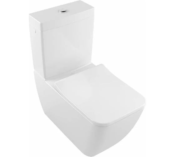 Напольный унитаз Villeroy & Boch Venticello 375х700х400, цвет-альпийский белый 4612R001