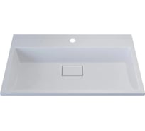 Раковина для ванной Uperwood полувстраиваемая Barsa_90 см, прямоугольная, белая 2901120346 29268452