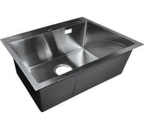 Мойка SANTREK AQUA нержавеющая сталь, врезная, 600x450x220 т 3,0 САТИН D6045S (+ сифон + дозатор) + коландер 390x220 318416