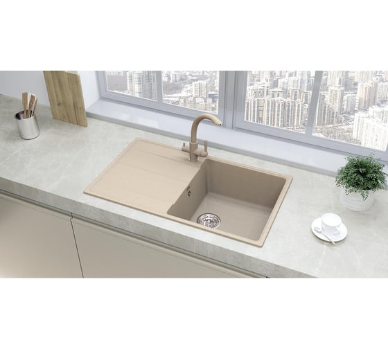 Мойка ULGRAN Quartz Десерт Prima 850-03