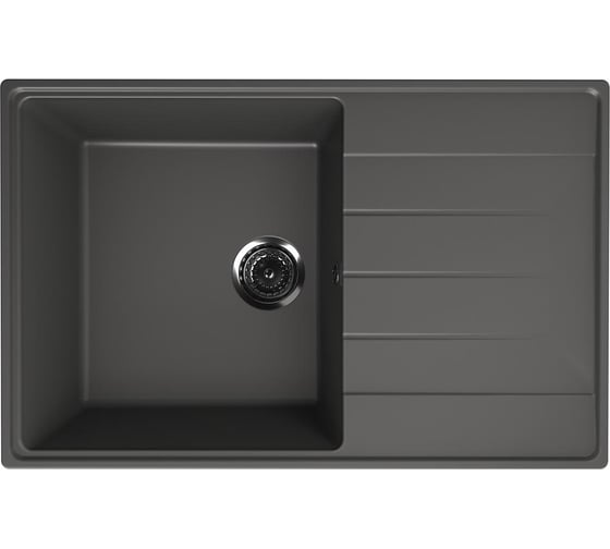 Мойка ULGRAN Quartz Асфальт Prima 780-09