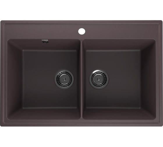 Мойка ULGRAN Quartz Трюфель Ruma 780-06 1