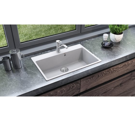 Мойка ULGRAN Quartz Платина Forte 760-04