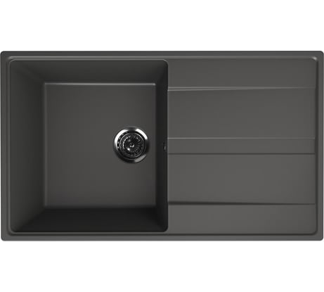 Мойка ULGRAN Quartz Асфальт Prima 850-09
