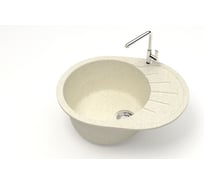 Мойка AQUADREAM матовая 10 /Q2 БЕЖ овал с крылом AQ010Q002