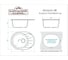 Мойка AQUADREAM матовая 10 /Q2 БЕЖ овал с крылом AQ010Q002 3