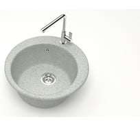 Мойка AQUADREAM матовая 30/Q10 светло-серый Круглая AQ030Q010