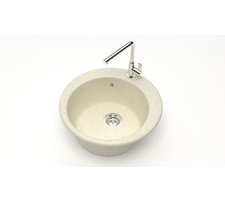 Мойка AQUADREAM матовая 30/Q2 бежевый круглая AQ030Q002