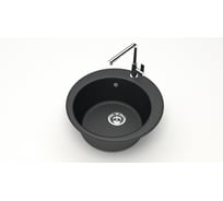 Мойка AQUADREAM матовая 30/Q4 черный круглая AQ030Q004