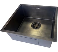 Мойка для кухни MIXLINE подстольный монтаж 45x42 (3,0) 3 1/2 pro 20см с сифоном (состаренная бронза) 552541