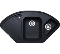 Кухонная мойка Zigmund & Shtain ECKIG 1000.2 Темная скала ЦБ-00000130