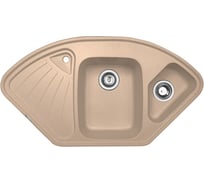 Кухонная мойка Zigmund & Shtain ECKIG 1000.2 Топленное молоко ЦБ-00000132