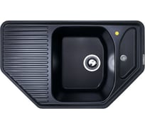 Кухонная мойка Zigmund & Shtain ECKIG 800 Черный базальт ЦБ-00000139