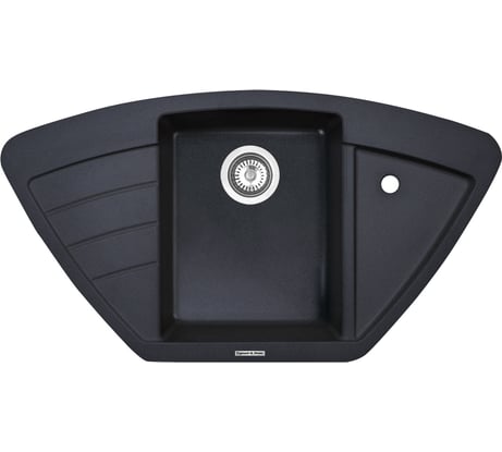 Кухонная мойка Zigmund & Shtain ECKIG 900 Черный базальт ЦБ-00000150