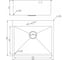 Мойка для кухни MILACIO Denia 59 Steel золото MC.77498 6