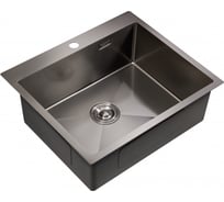 Мойка для кухни MILACIO Denia 59 Steel сталь воронёная MC.77499