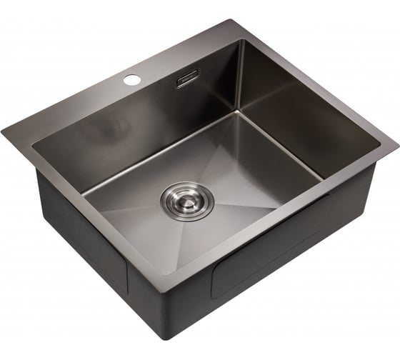 Мойка для кухни MILACIO Denia 59 Steel сталь воронёная MC.77499