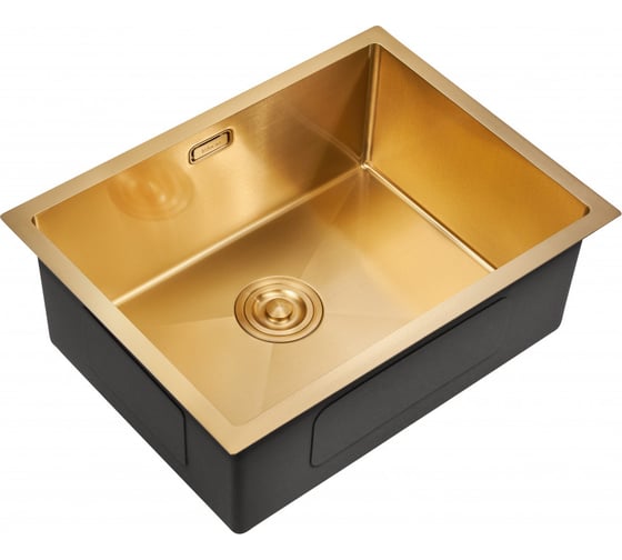 Мойка для кухни MILACIO Denia 58 Steel золото MC.77458