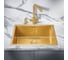 Мойка для кухни MILACIO Denia 58 Steel золото MC.77458 5