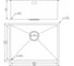 Мойка для кухни MILACIO Denia 58 Steel золото MC.77458 6