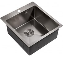 Мойка для кухни MILACIO Denia 46 Steel сталь воронёная MC.77479