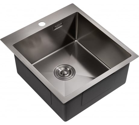 Мойка для кухни MILACIO Denia 46 Steel сталь воронёная MC.77479