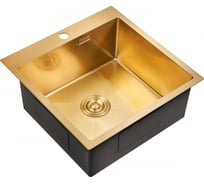 Мойка для кухни MILACIO Denia 51 Steel золото MC.77488