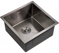 Мойка для кухни MILACIO Denia 44 Steel сталь воронёная MC.77439