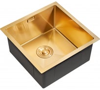 Мойка для кухни MILACIO Denia 44 Steel золото MC.77438