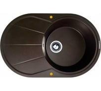 Кухонная мойка Zigmund & Shtain Kreis ov 770 b Швейцарский шоколад ЦБ-00000381