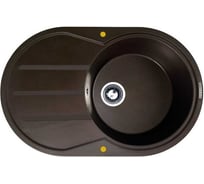 Кухонная мойка Zigmund & Shtain Kreis ov 770 d Швейцарский шоколад ЦБ-00000395