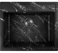 Мойка для кухни из искусственного камня WISENT мрамор черно-белый (беларусь) 515x595x200 WA12-11/WGER013