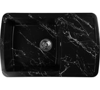 Мойка для кухни из искусственного камня WISENT мрамор черно-белый (беларусь) 500x780x220 WB29-11/WGER013