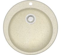 Мойка AQUADREAM Матовая 510/Q2 бежевая круглая AQ510Q002