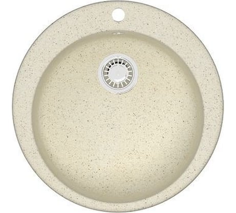 Мойка AQUADREAM Матовая 510/Q2 бежевая круглая AQ510Q002
