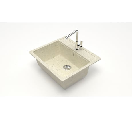 Мойка AQUADREAM 9/Q2 Матовая бежевая прямоугольная AQ009Q002