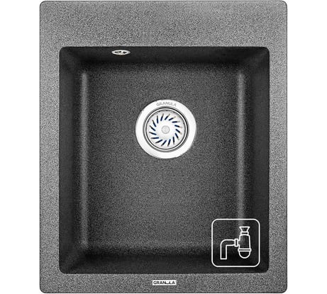 Мойка для кухни GRANULA из кварца GR-4201, ГРАФИТ 4201_ГРАФИТ