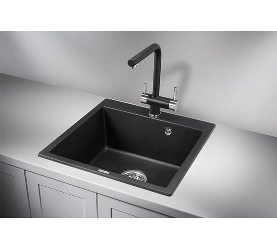 Мойка для кухни GRANULA 5102bl GR-5102 черный