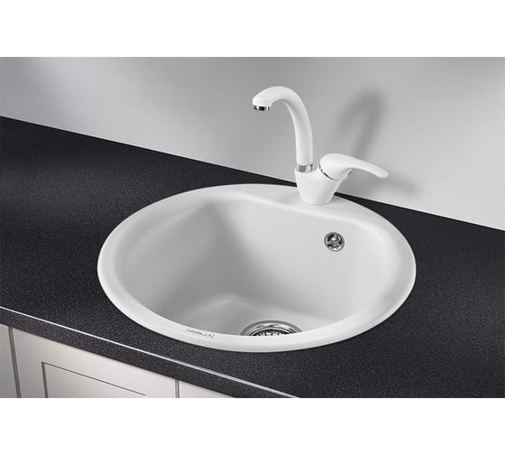 Мойка для кухни GRANULA 5101wh GR-5101 арктик