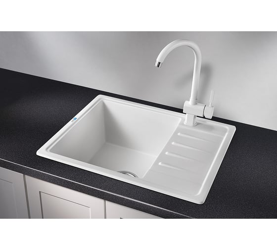 Мойка для кухни GRANULA ST-5803 белый