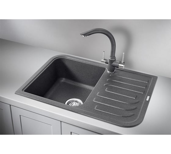Мойка для кухни GRANULA 7001bg GR-7001 графит