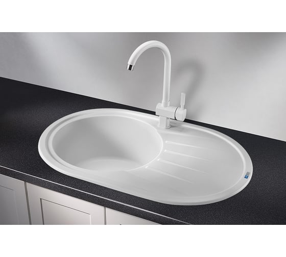 Мойка для кухни GRANULA ST-7601 белый