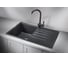 Мойка для кухни из кварца GRANULA ST- 7602, ЧЁРНЫЙ 2