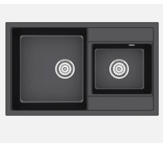 Мойка KUPPERSBERG MODENA 80 NL 1,5B DEEP BLACK 6714 1