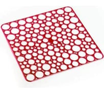 Решетка для мойки Полимербыт 300x300 вишня 431111773