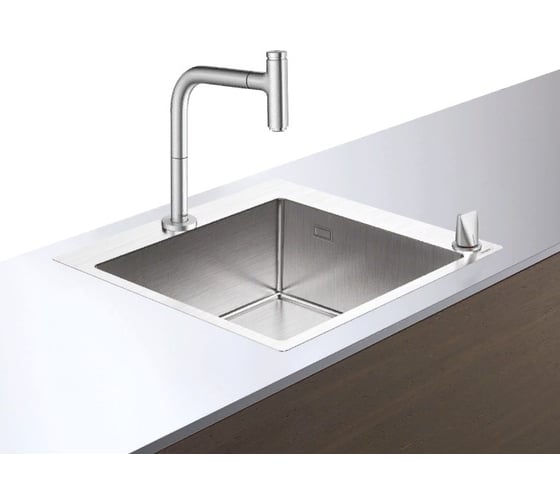 Кухонная мойка HANSGROHE 43201800 C71-F450-06 со смесителем 00000061689