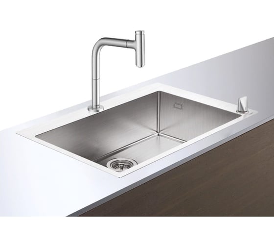 Кухонная мойка HANSGROHE 43202800 C71-F660-08 со смесителем 00000061691